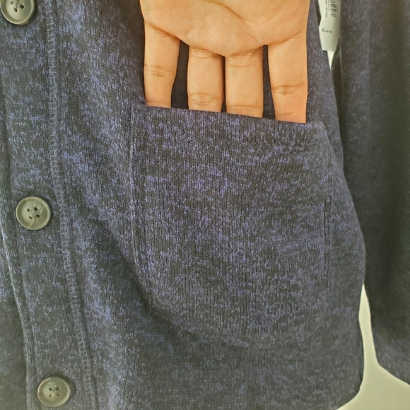 *Sold* Old Navy Boys Blue Button Up Collared SweaterXL - Picture 6 of 8
